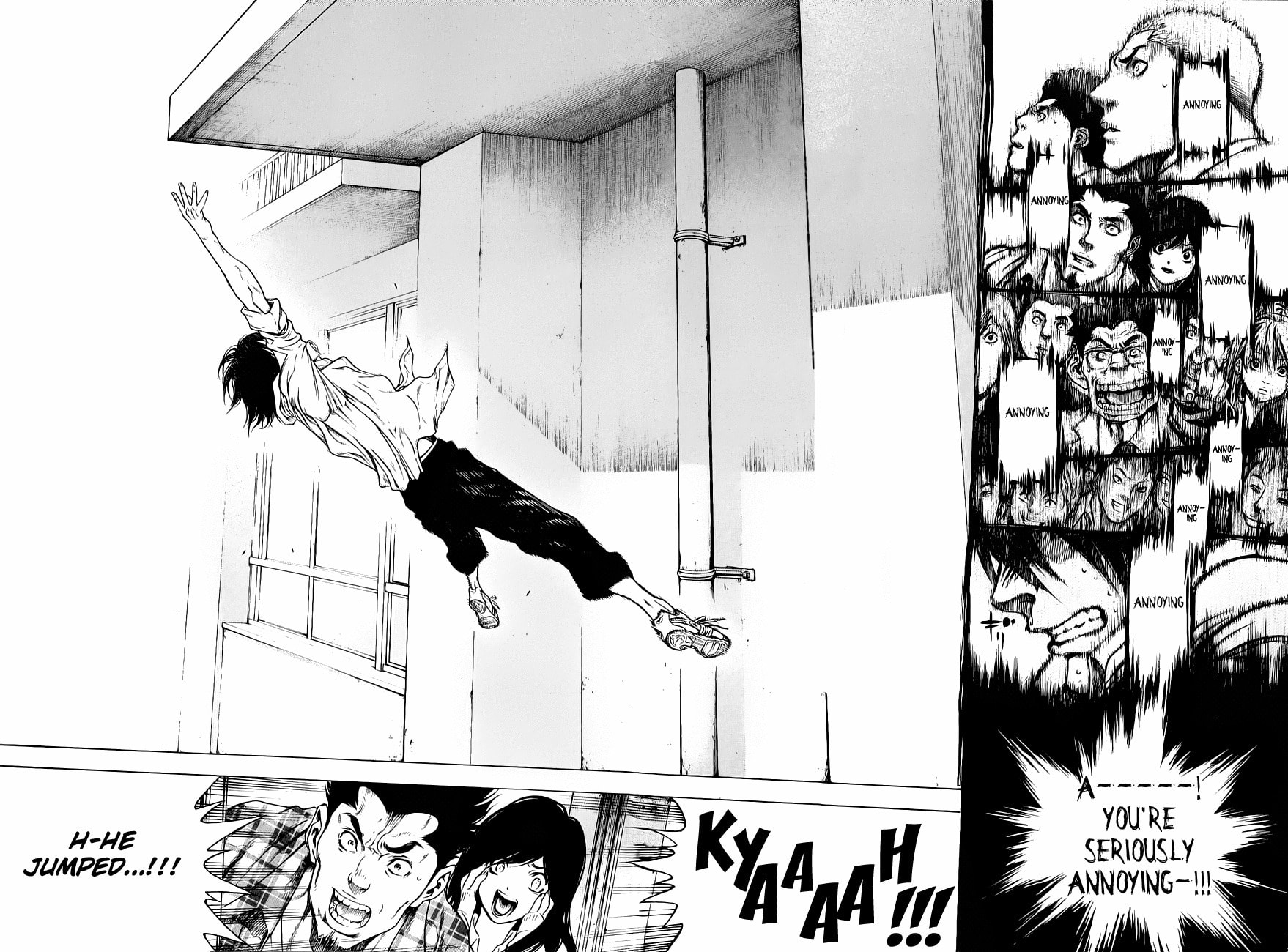 The Climber (Kokou no Hito) Manga Chapter 1 page 34 - School Building Ascension