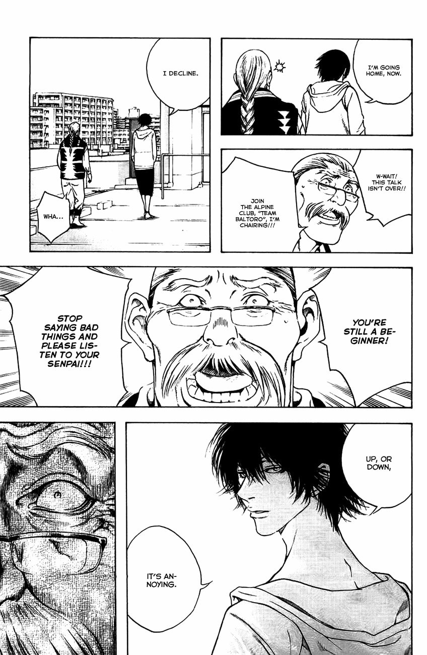 The Climber (Kokou no Hito) Manga Chapter 11 page 17 - Seeking Independent Action