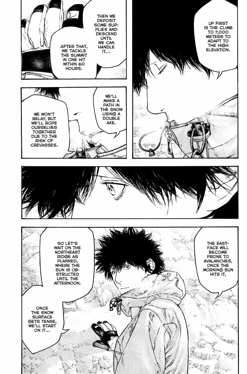 The Climber (Kokou no Hito) Manga Chapter 135 page 10 - Pure Sport Aspiration