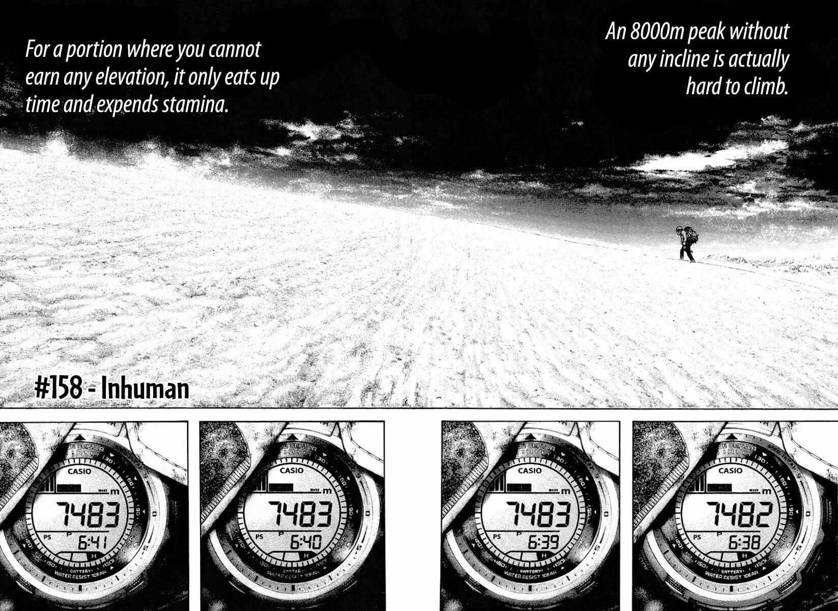 The Climber (Kokou no Hito) Manga Chapter 158 page 4 - Inhuman