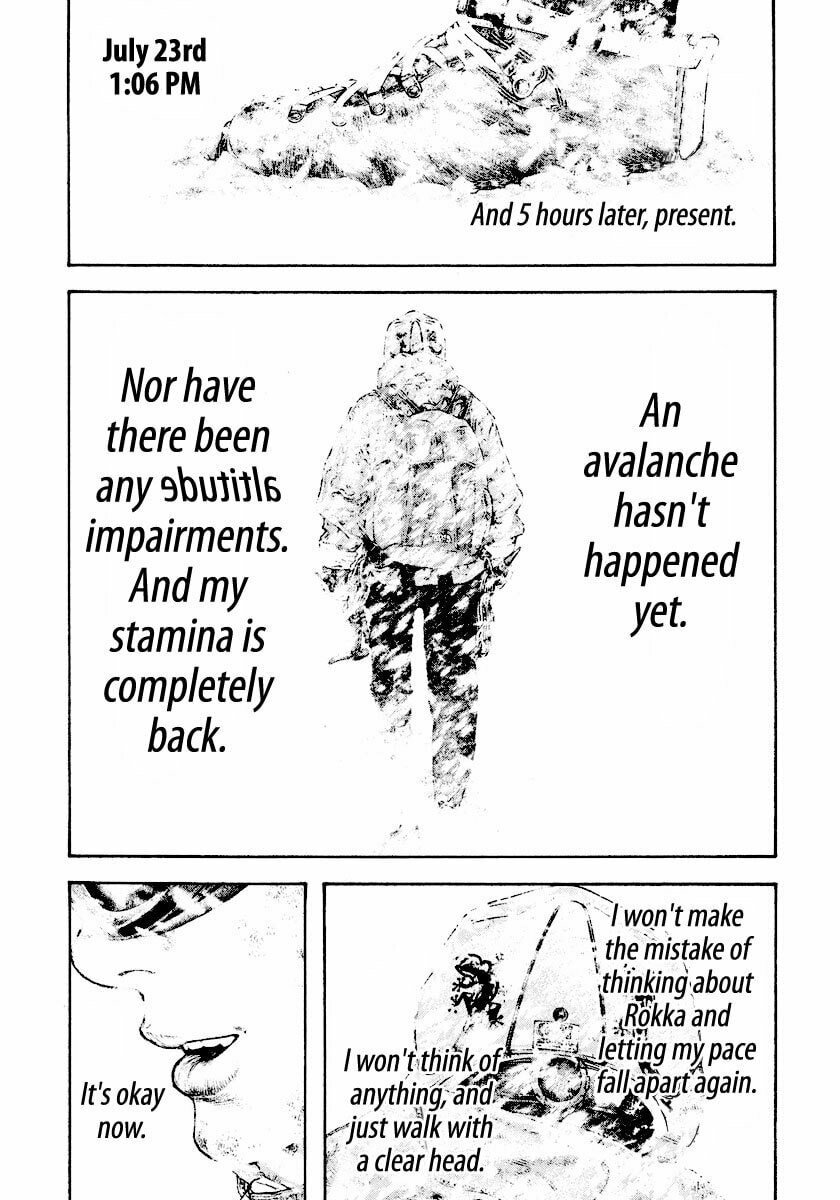 The Climber (Kokou no Hito) Manga Chapter 164 page 15 - Determination