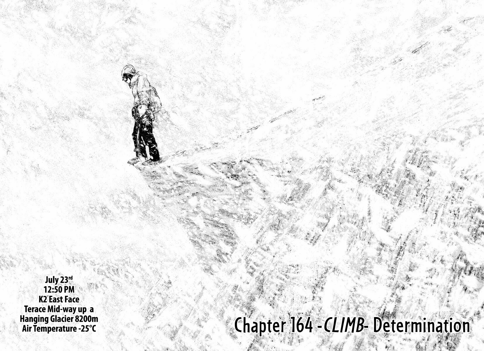 The Climber (Kokou no Hito) Manga Chapter 164 page 2 - Determination