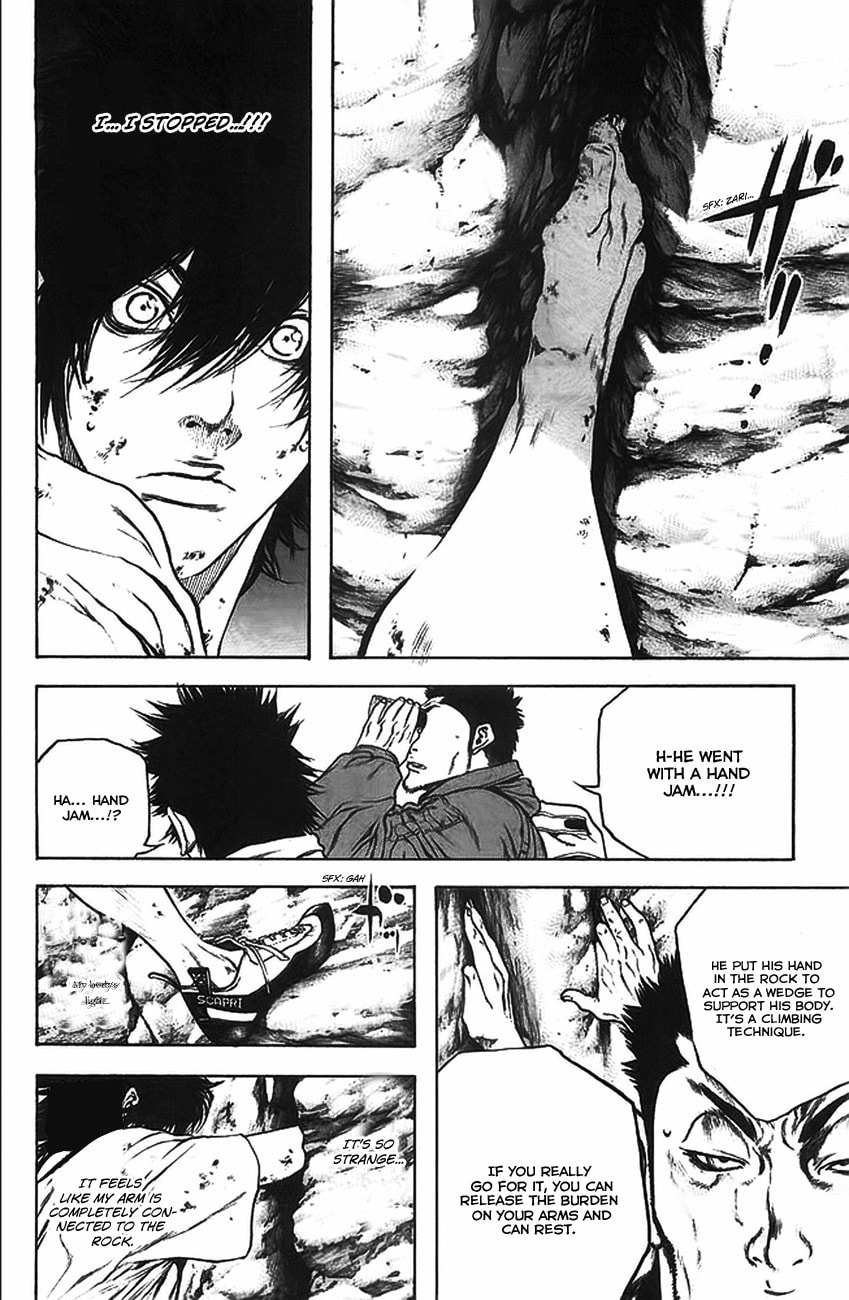 The Climber (Kokou no Hito) Manga Chapter 17 page 14 - Falling Accident