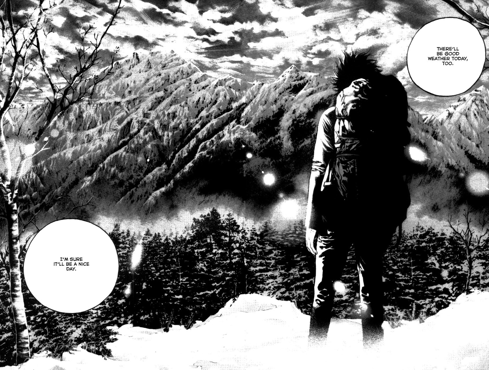 The Climber (Kokou no Hito) Manga Chapter 21 page 20 - Dawn at Yatsugatake