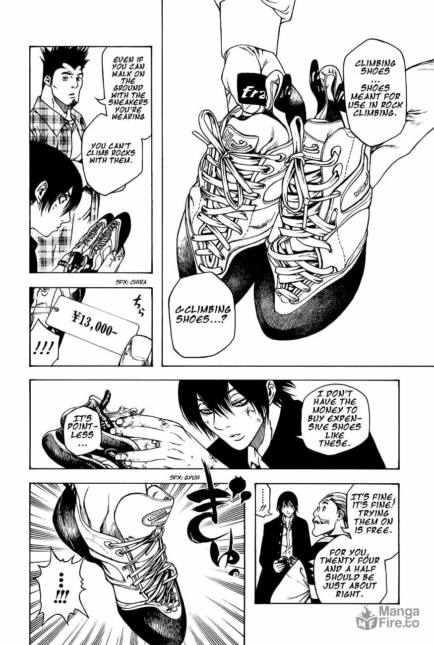 The Climber (Kokou no Hito) Manga Chapter 3 page 12 - Climbing Shoes