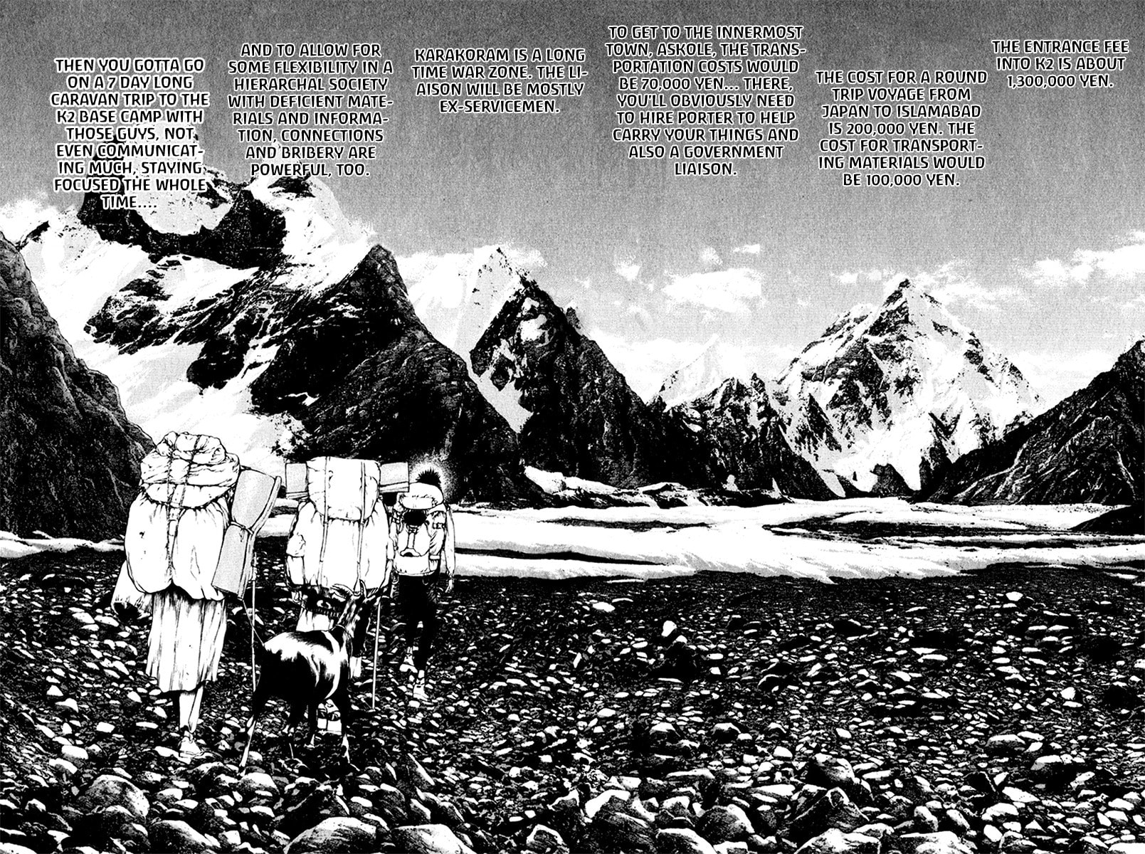 The Climber (Kokou no Hito) Manga Chapter 39 page 5 - Cost