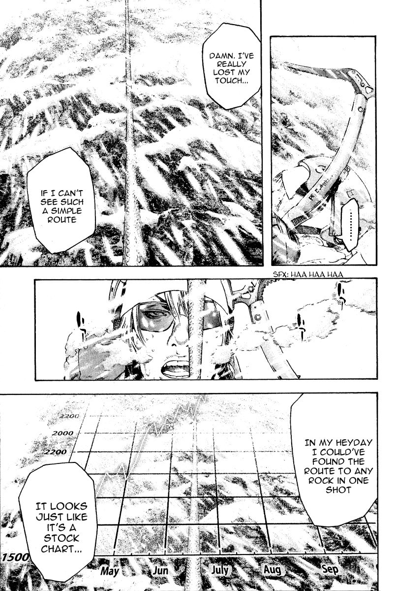The Climber (Kokou no Hito) Manga Chapter 69 page 16 - Solo Climber's Struggle